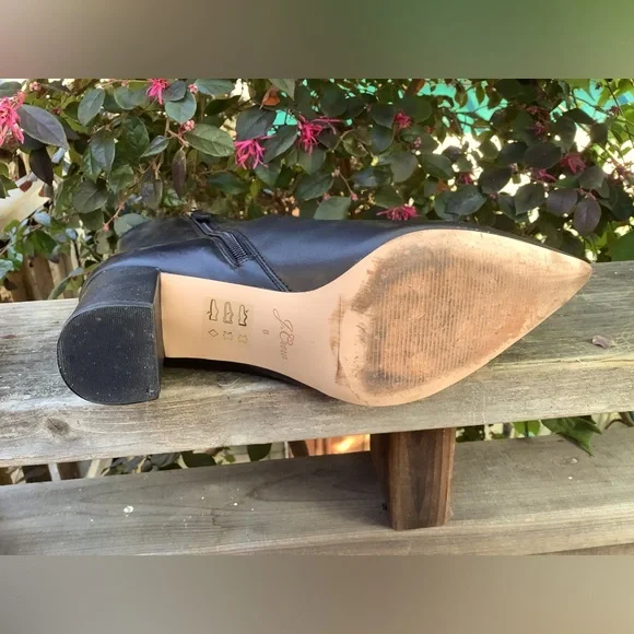 J.Crew, BLACK pointed toe Sadie boots 
Size 8 , - Picture 5 of 8